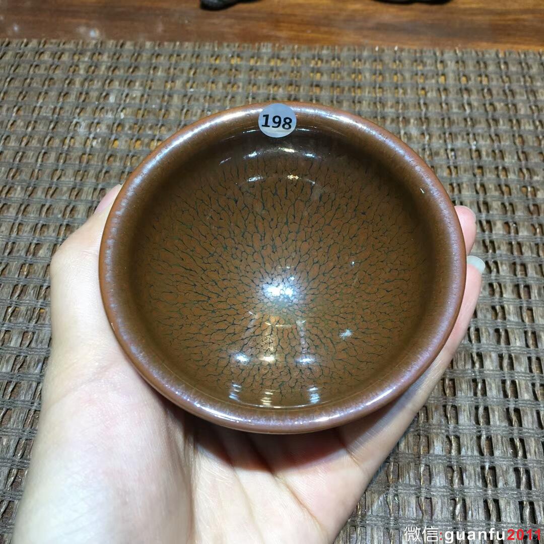 連宏達老師 鷓鴣斑玉蘭杯：口徑8.8*4.5