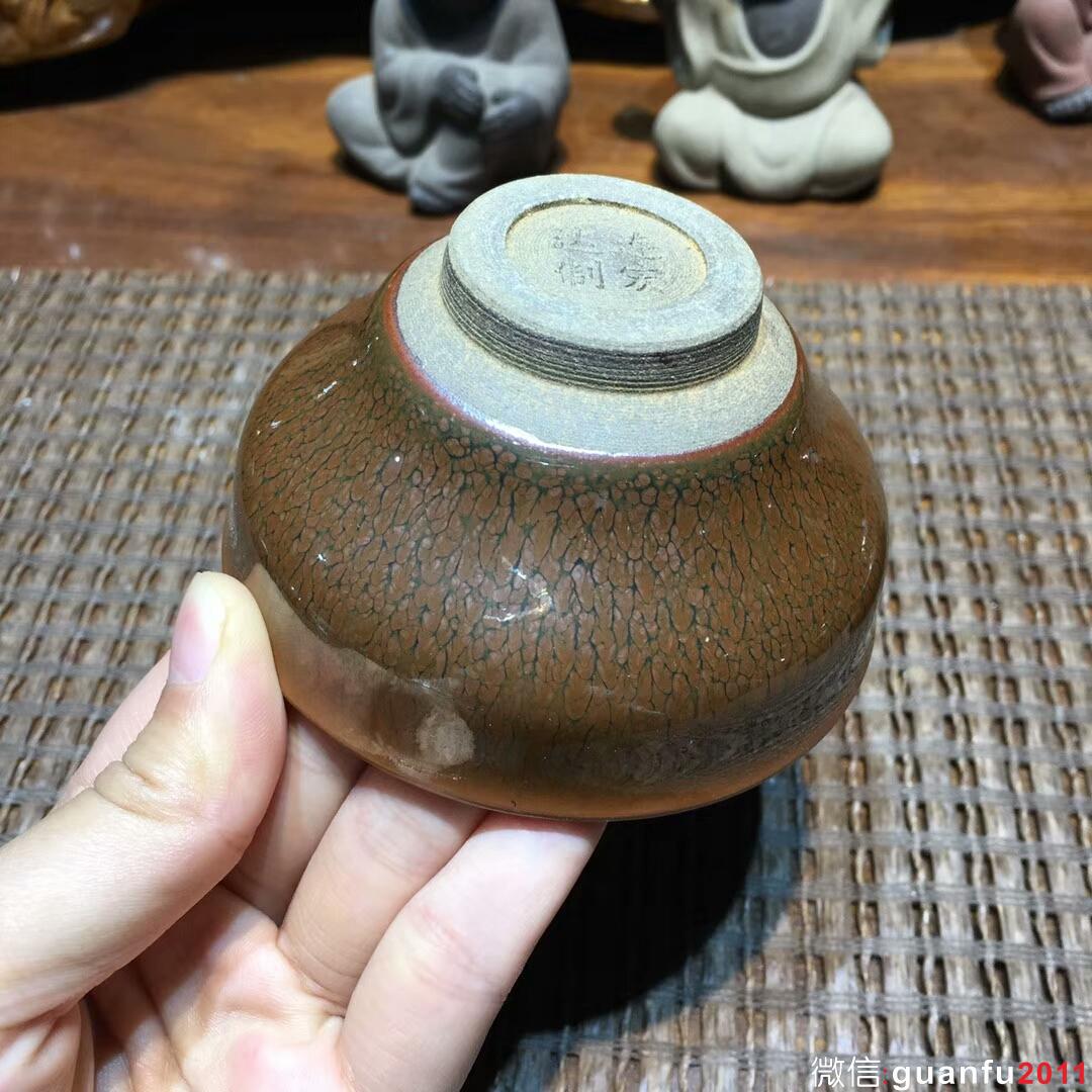 連宏達老師 鷓鴣斑玉蘭杯：口徑8.8*4.5