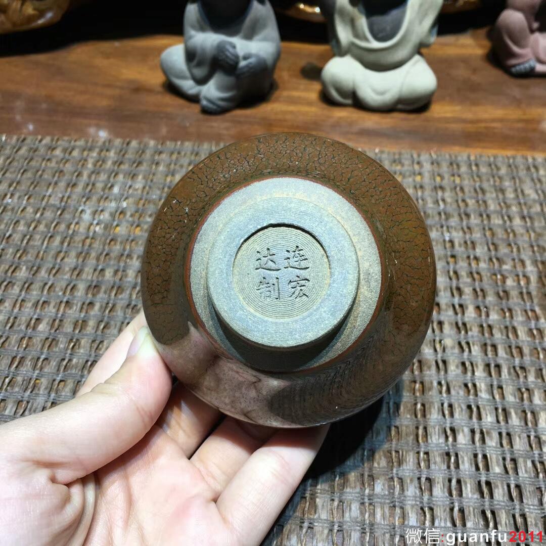 連宏達老師 鷓鴣斑玉蘭杯：口徑8.8*4.5