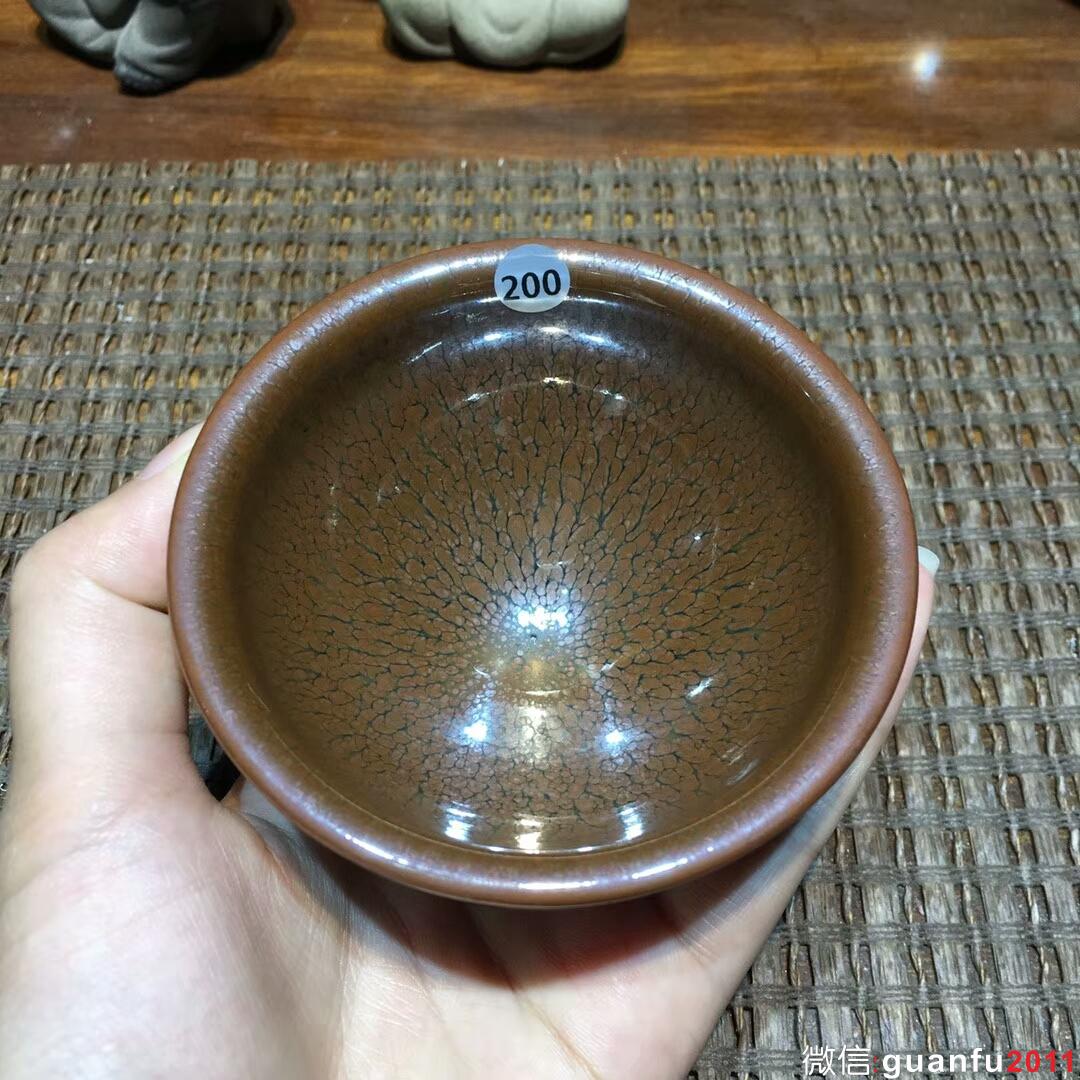 連宏達老師 鷓鴣斑玉蘭杯：口徑8.8*4.5