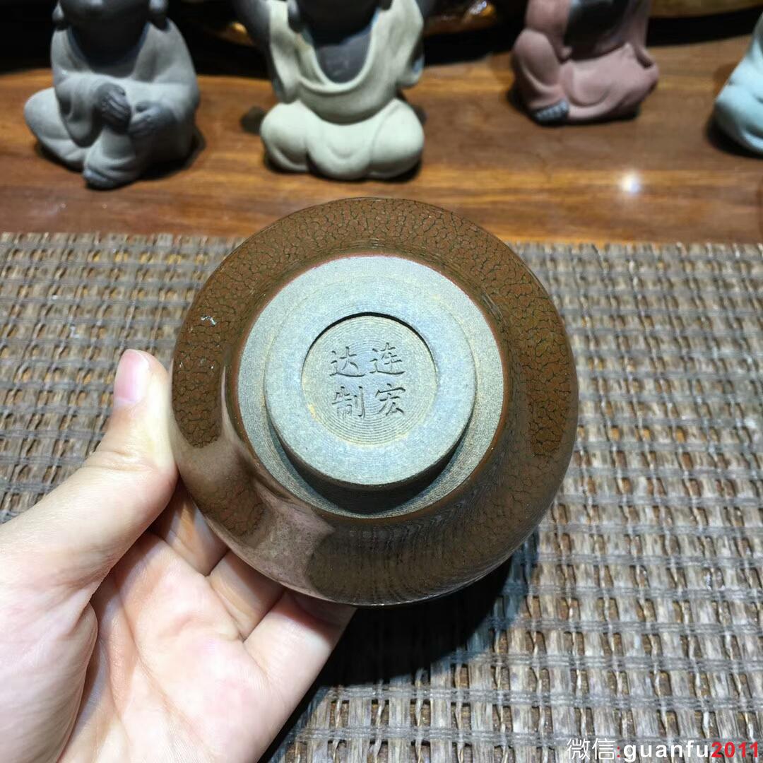 連宏達老師 鷓鴣斑玉蘭杯：口徑8.8*4.5