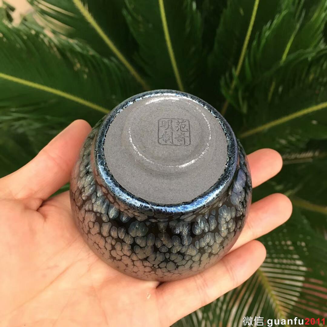 范奇明老師 油滴斂口盞：口徑8*5.5