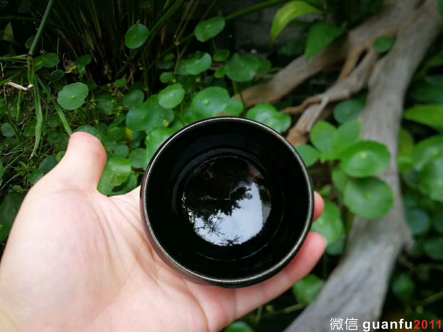 張中欽老師 烏金盞：口徑7*4.2