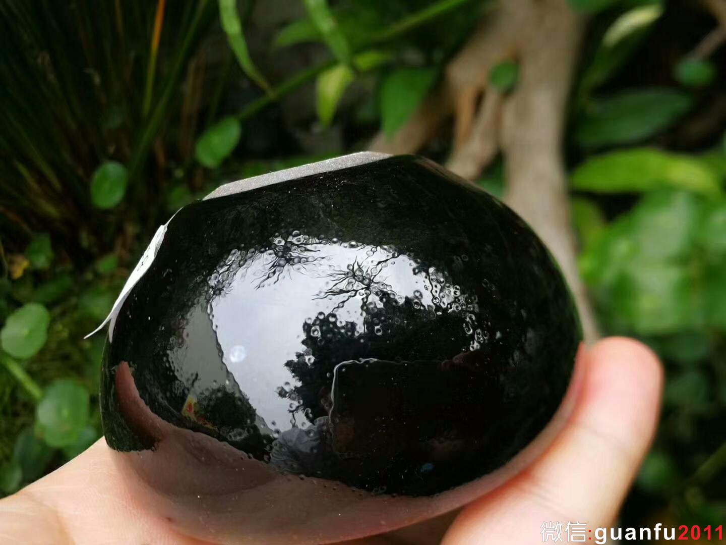 張中欽老師 烏金盞：口徑7*4.2