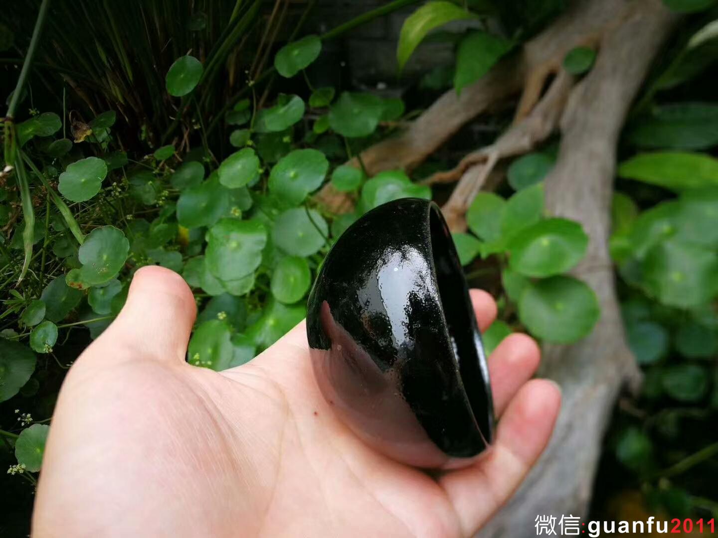 張中欽老師 烏金盞：口徑7*4.2