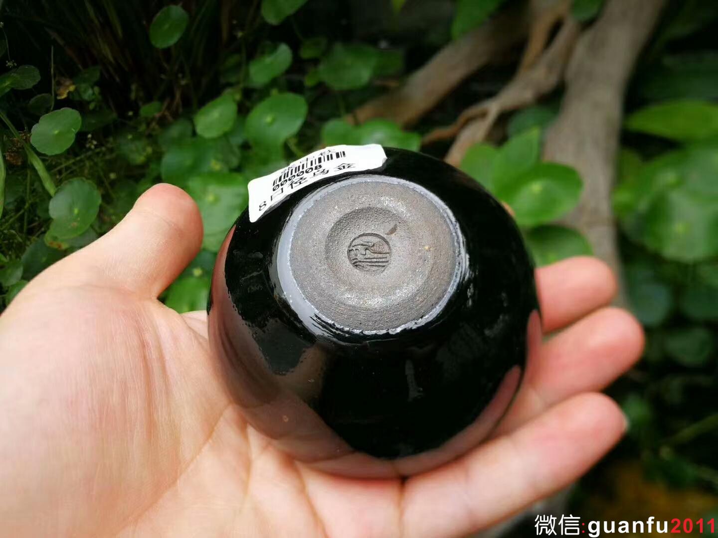 張中欽老師 烏金盞：口徑7*4.2