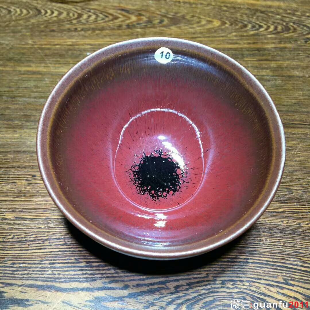 兔毫大師-葉禮旺師傅“鴻運(yùn)”：口徑9.3*5.7