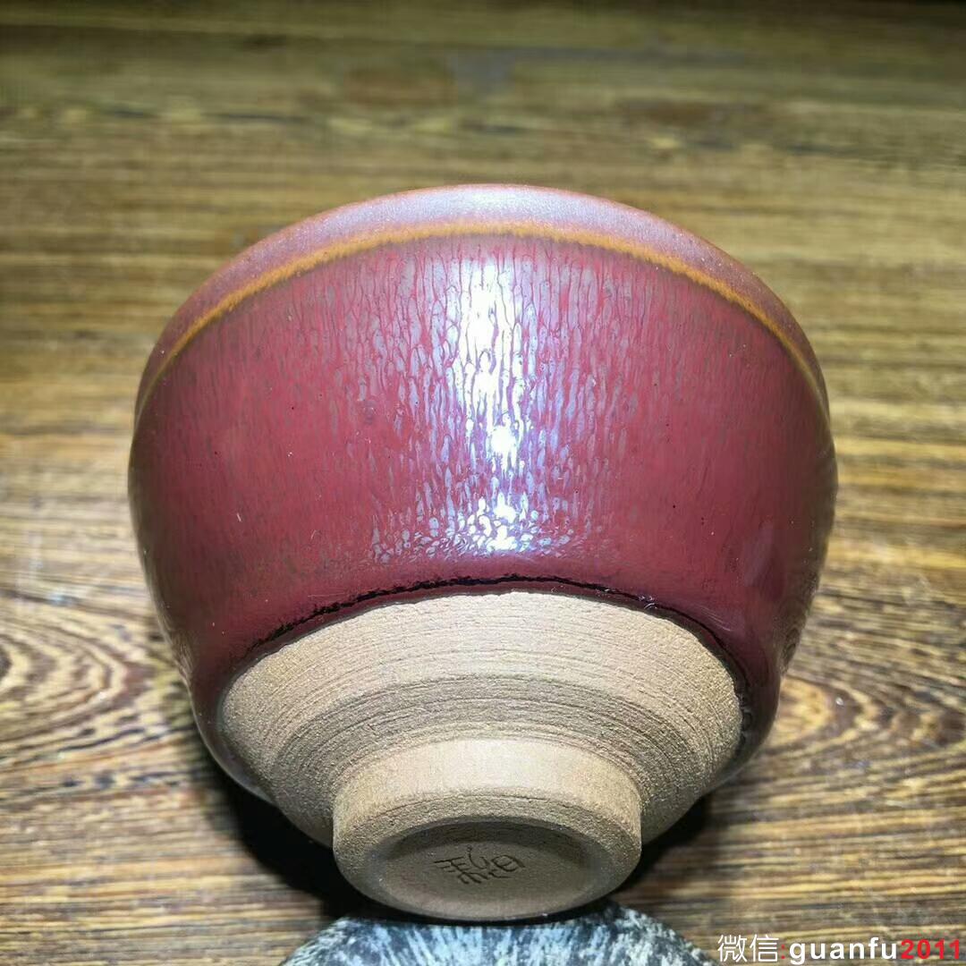 兔毫大師-葉禮旺師傅“鴻運(yùn)”：口徑9.3*5.7