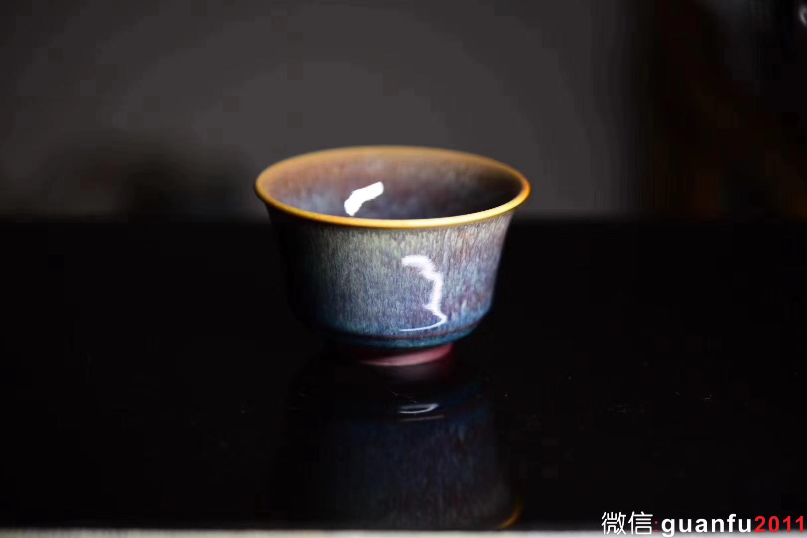 范澤鋒：星月盞 夢之藍 口徑:9高：5