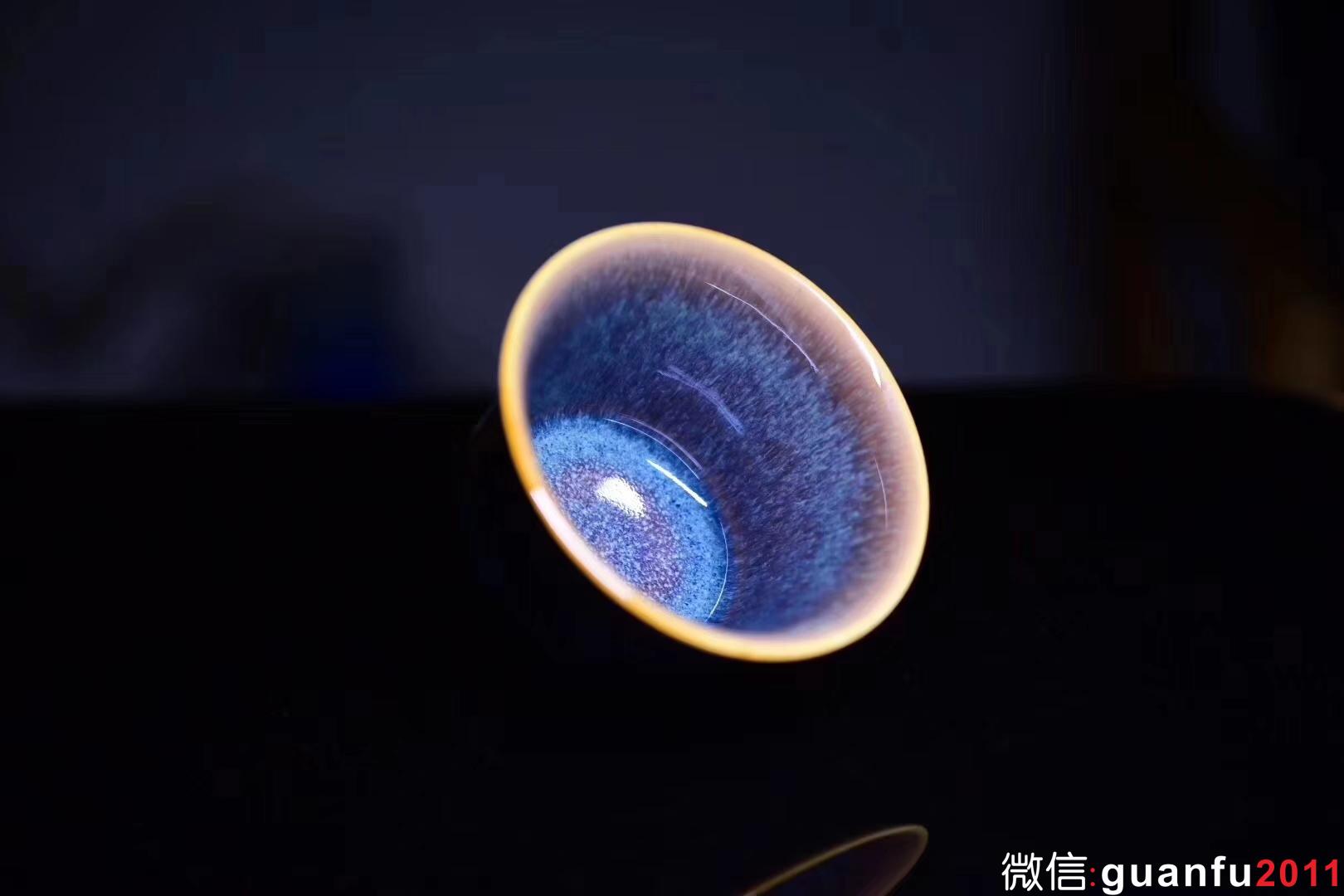 范澤鋒：星月盞 夢之藍 口徑:9高：5