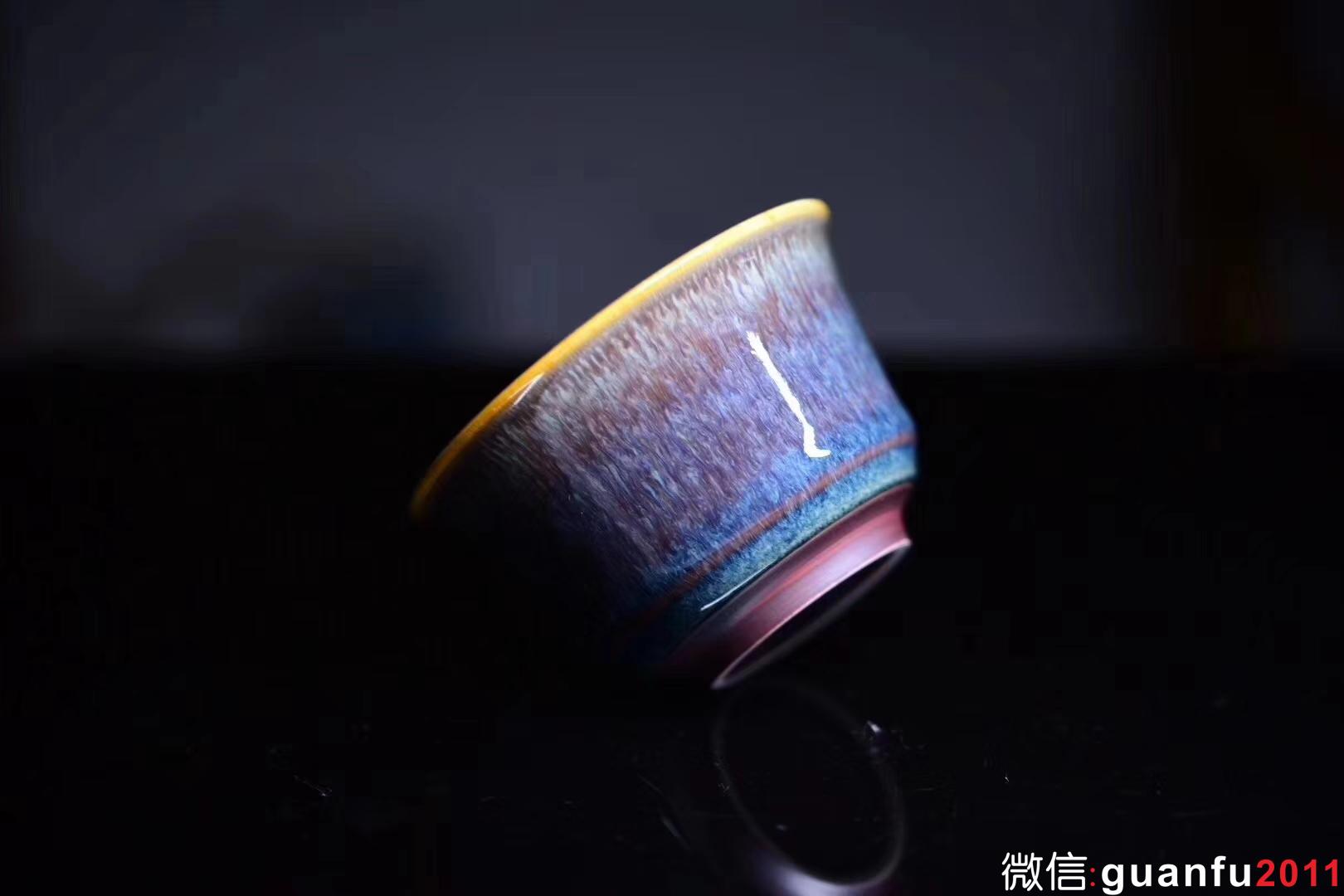 范澤鋒：星月盞 夢之藍 口徑:9高：5