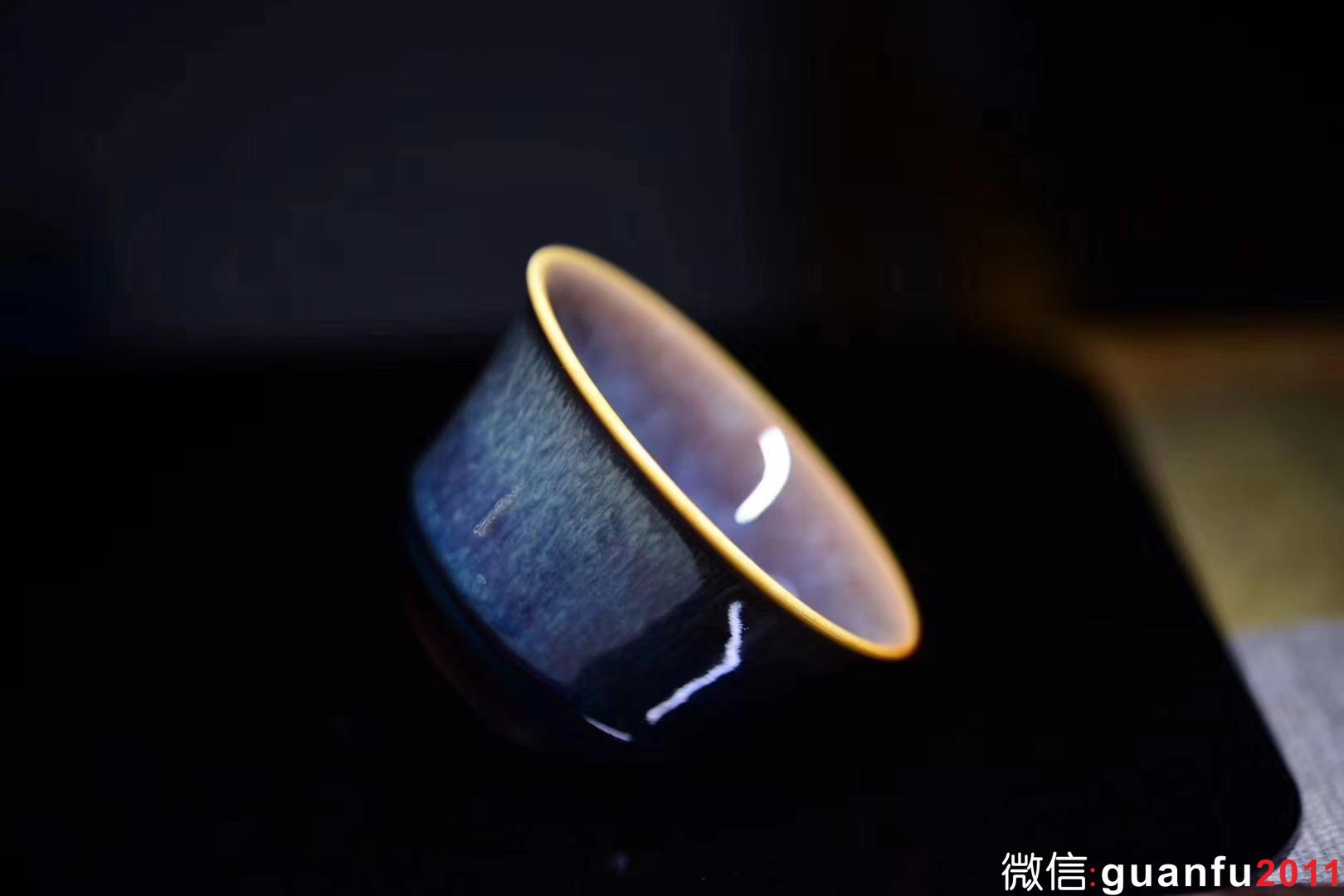 范澤鋒：星月盞 夢之藍 口徑:9高：5