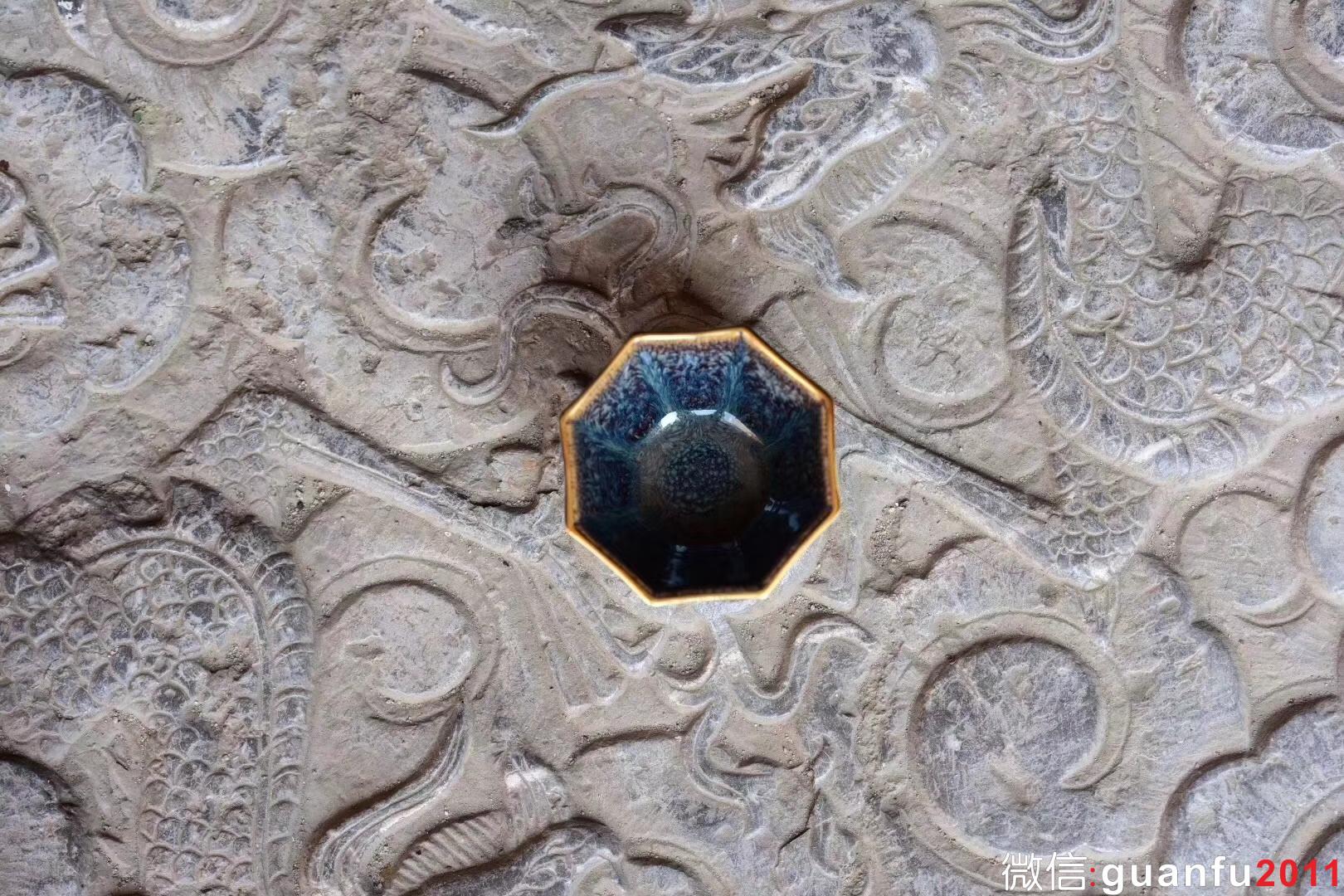 范澤鋒老師 【漢風(fēng)八韻】星月盞 描金邊 口徑:8.6公分高5.5公分