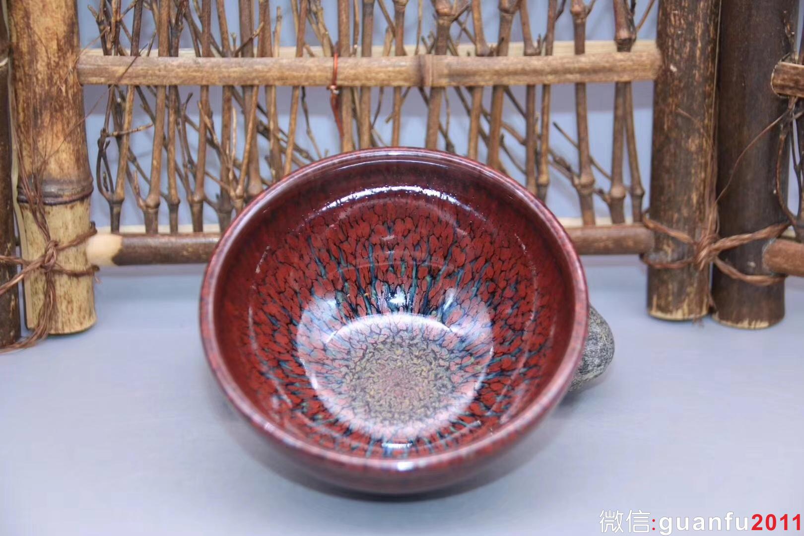 臺(tái)灣-陶藝家 郭明慶老師 紅鷓鴣斑