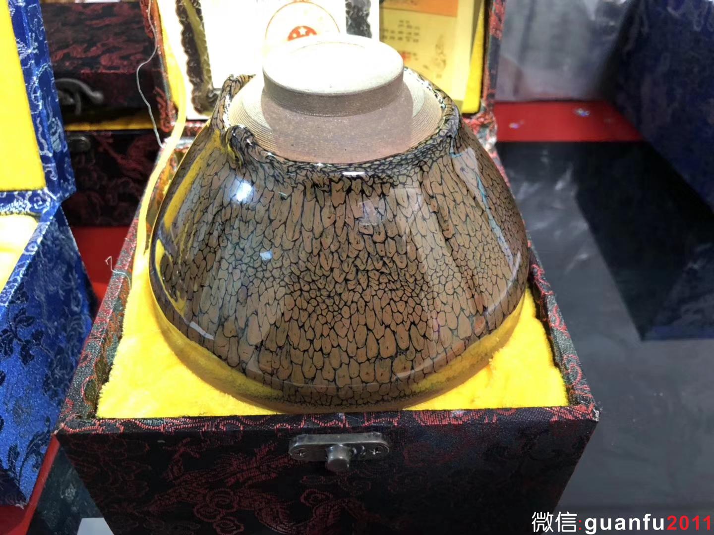 陳大鵬老師 鷓鴣斑 束口型  口徑：13高：8