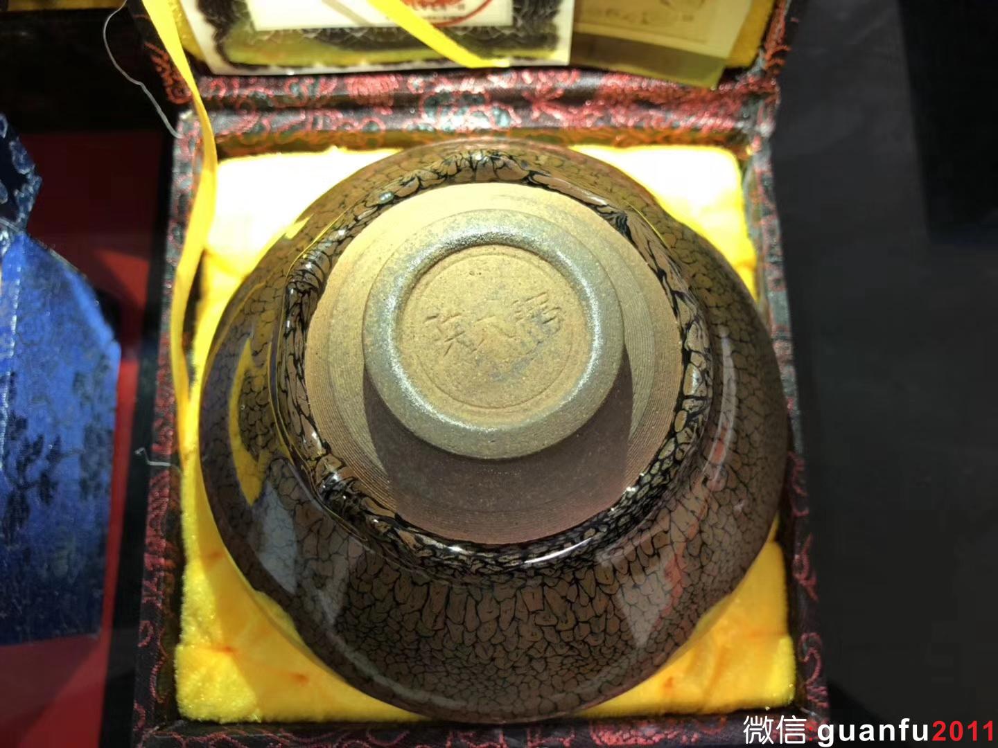 陳大鵬老師 鷓鴣斑 束口型  口徑：13高：8