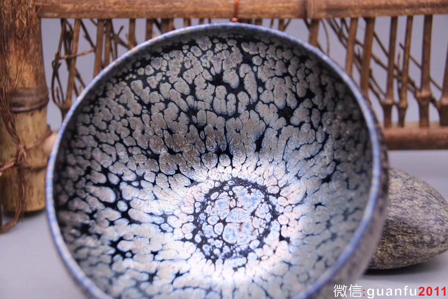 黎祥：大缽·鷓鴣斑茶盞，完美無瑕精品。9.5cm 5.8cm