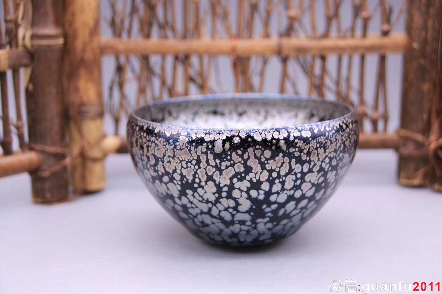 黎祥：大缽·鷓鴣斑茶盞，完美無瑕精品。9.5cm 5.8cm