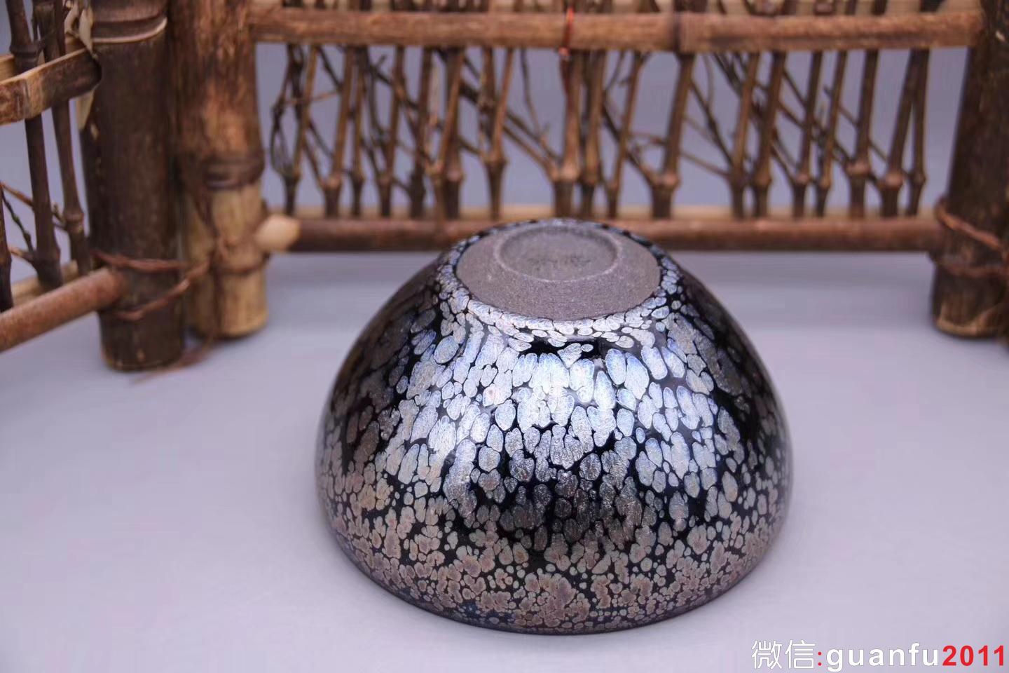 黎祥：大缽·鷓鴣斑茶盞，完美無瑕精品。9.5cm 5.8cm