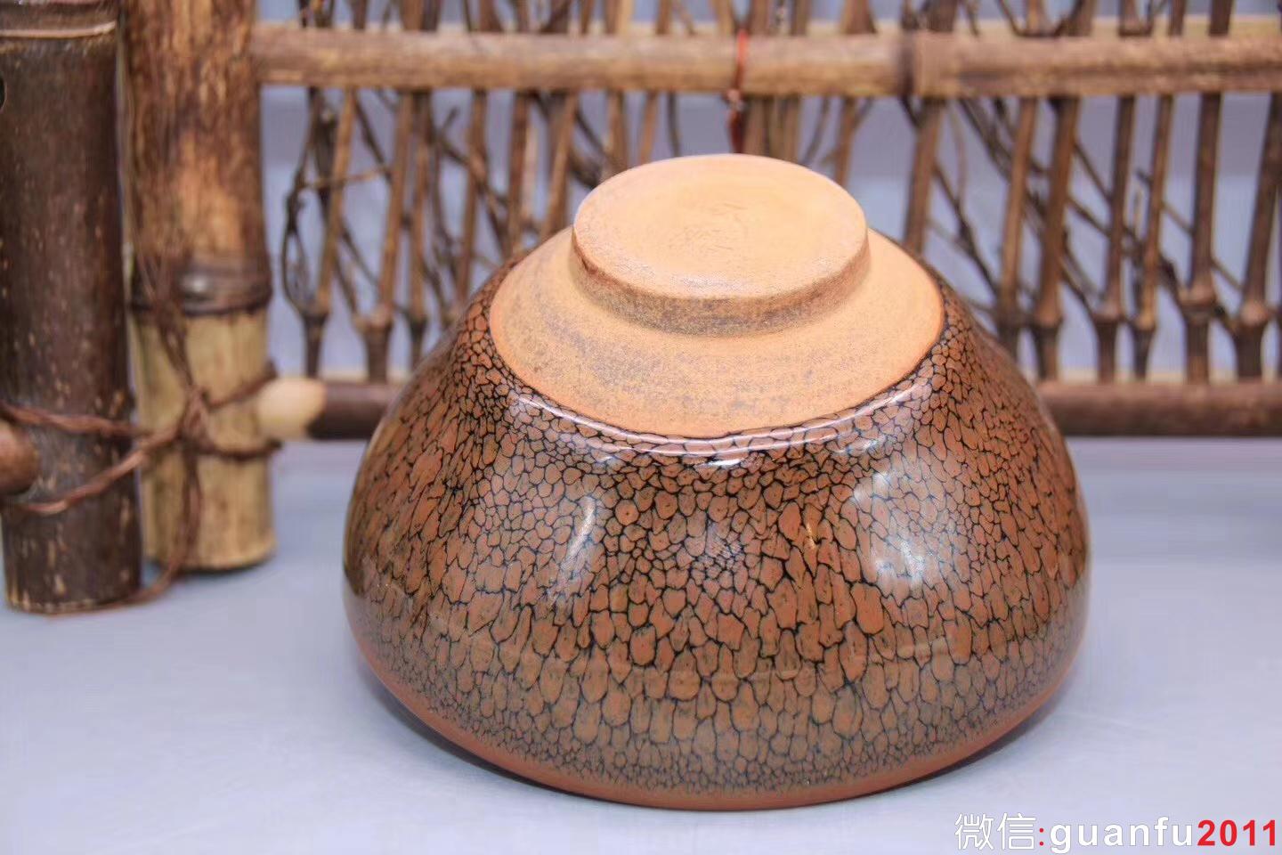 陳大鵬老師作品：束口·鷓鴣斑茶盞，完美無瑕精品、9.8cm 5.2cm