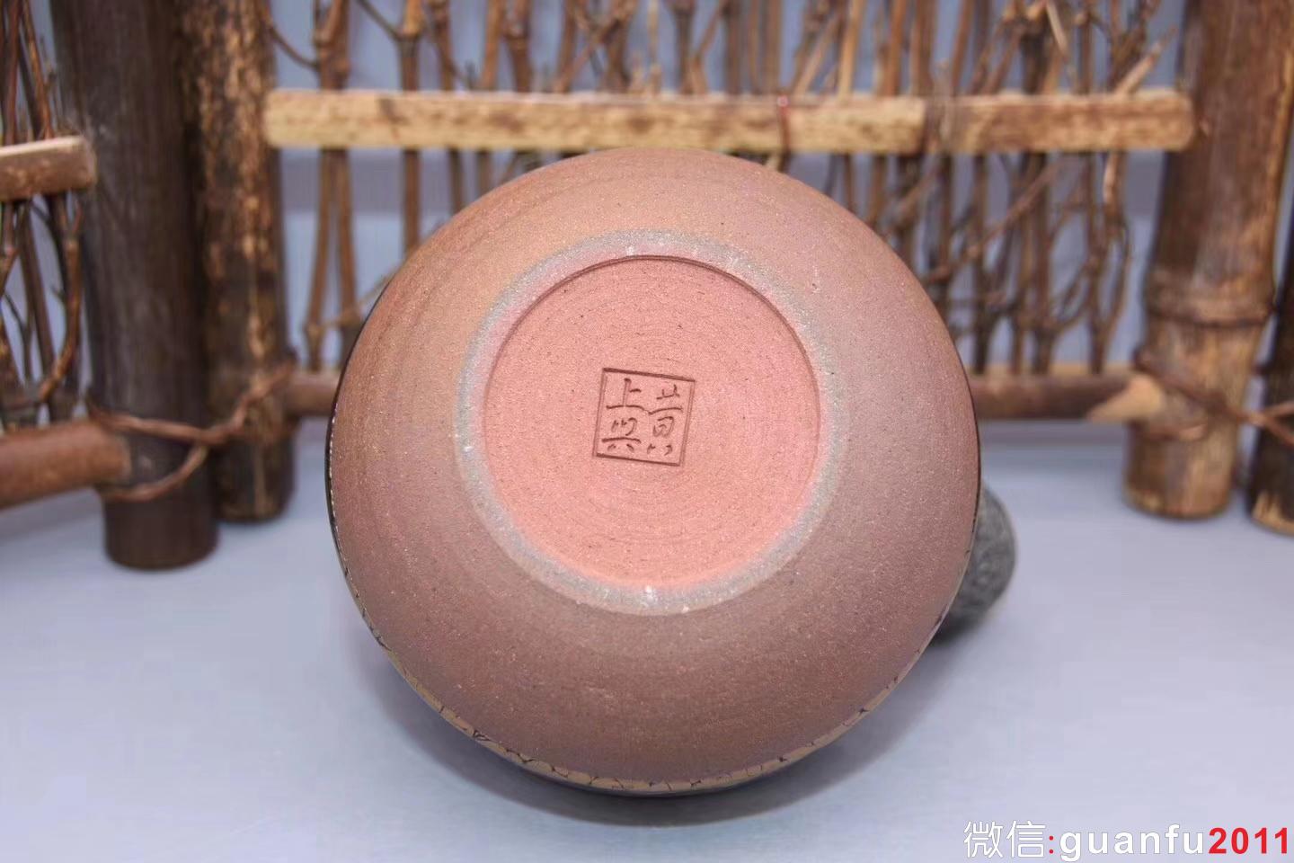 黃上興老師作品：星云缽·金油滴茶盞、完美無(wú)瑕精品，口徑9cm 高度5.5cm