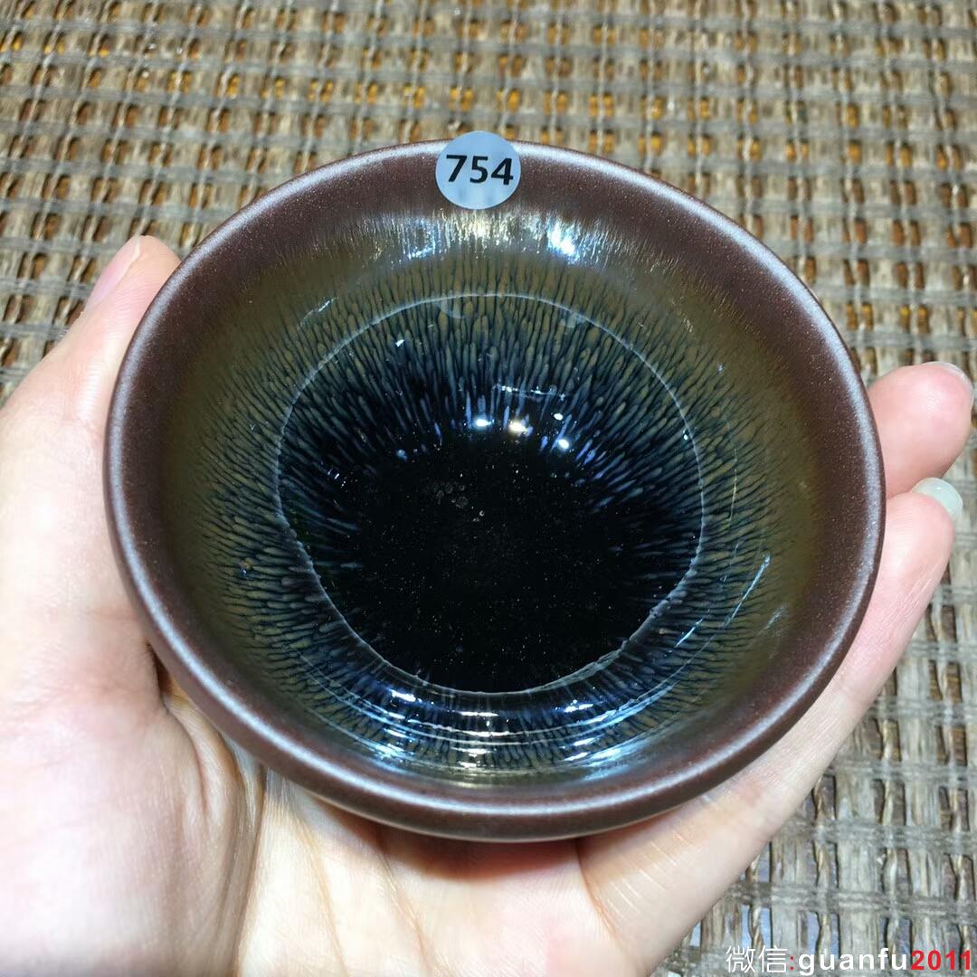 葉禮旺老師 金兔毫斂口盞：口徑8*4