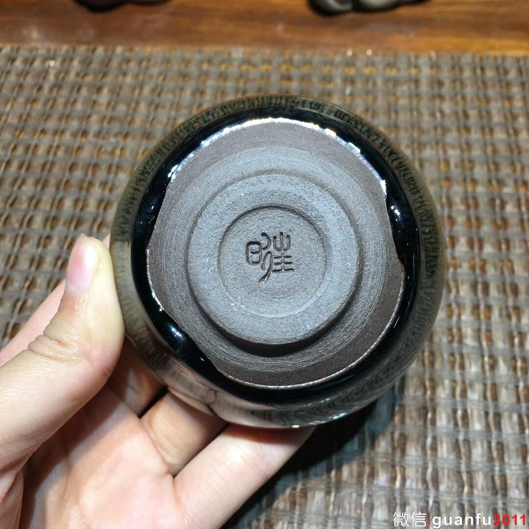 葉禮旺老師 金兔毫斂口盞：口徑8*4