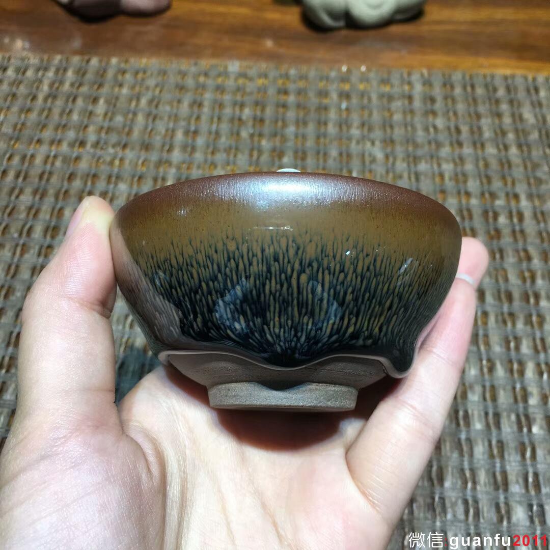 葉禮旺老師 金兔毫斂口盞：口徑8*4