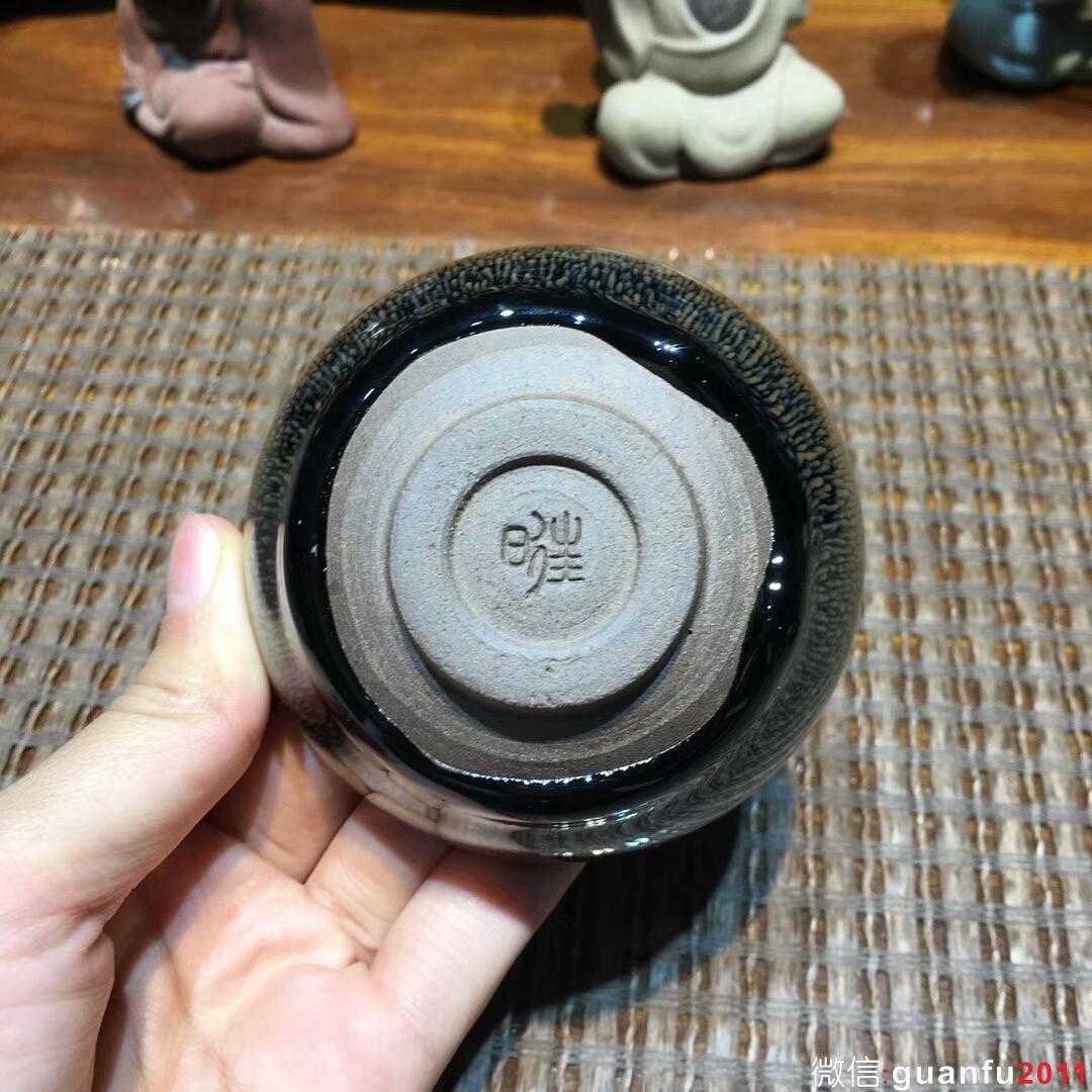 葉禮旺老師 金兔毫斂口盞：口徑8*4