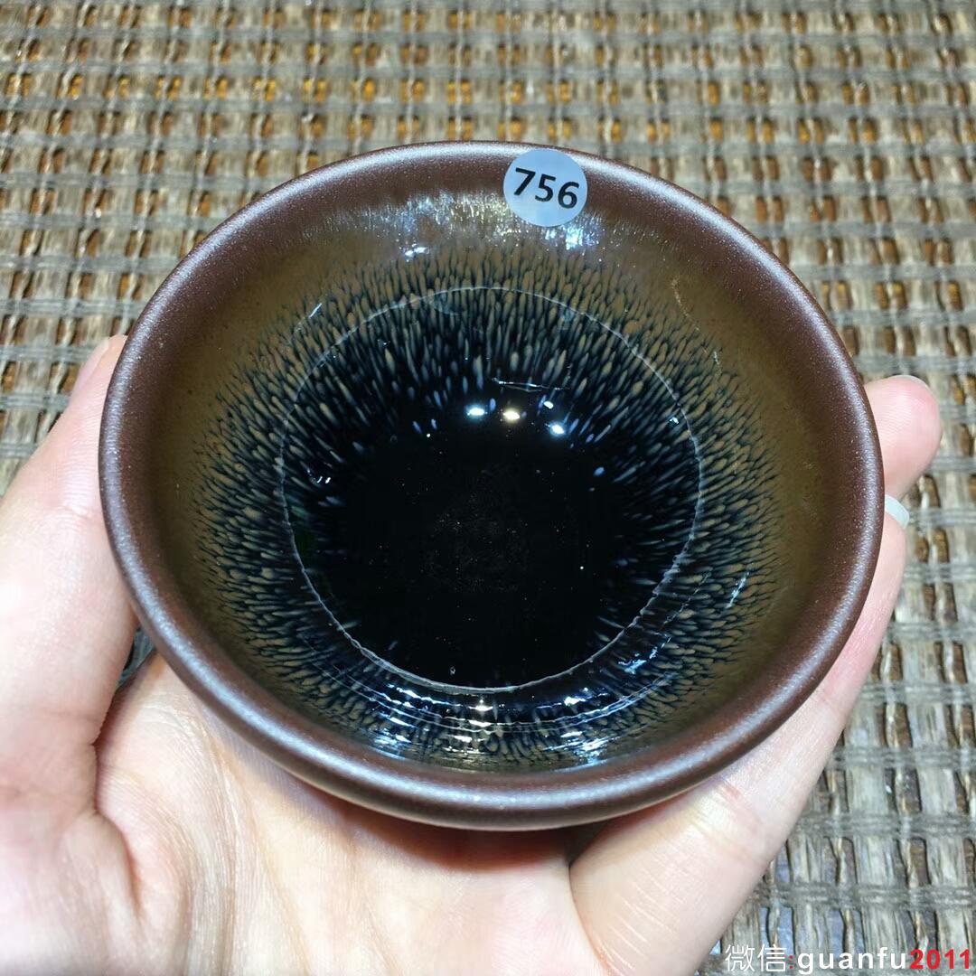 葉禮旺老師 金兔毫斂口盞：口徑8*4