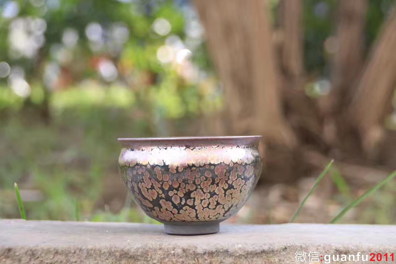 飛惺 新品 芙蓉花 口徑9 高6