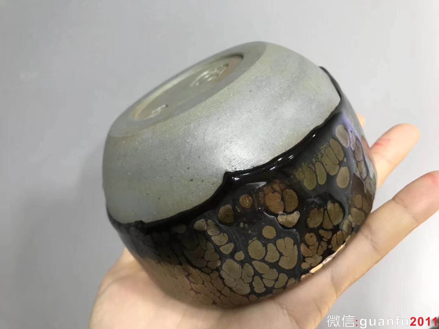 金油滴.星云缽  黃美金老師制  10.5×7.0cm