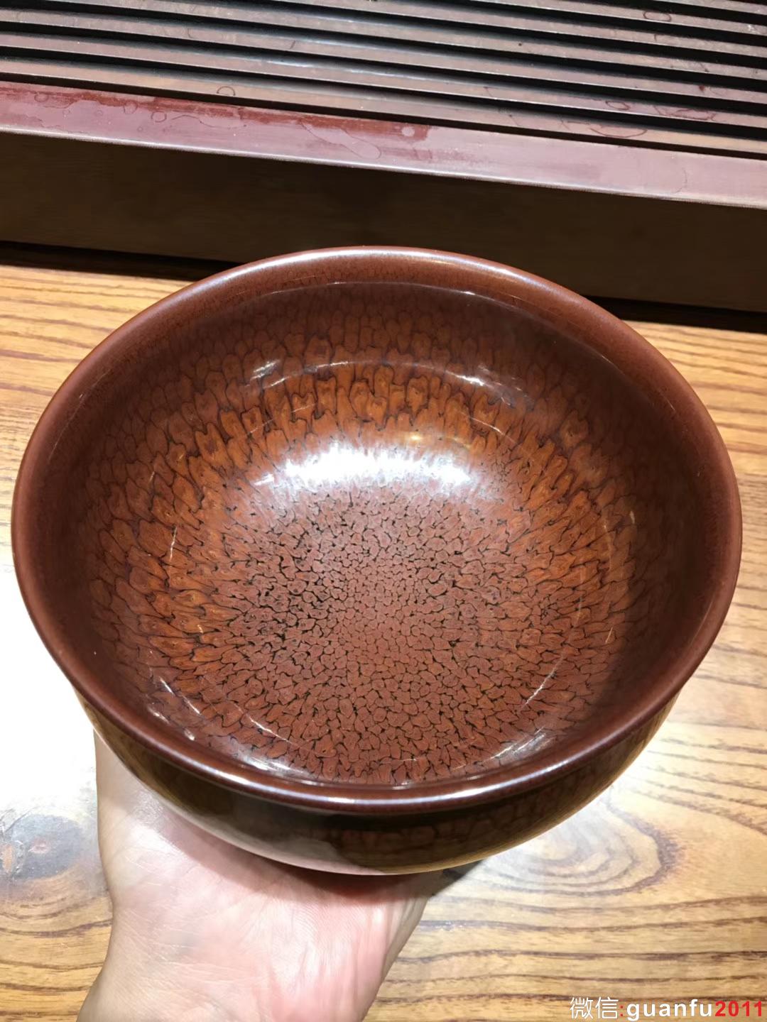 陳大鵬老師 紅黃鷓鴣斑一對 口徑13.8高6.5公分大香爐