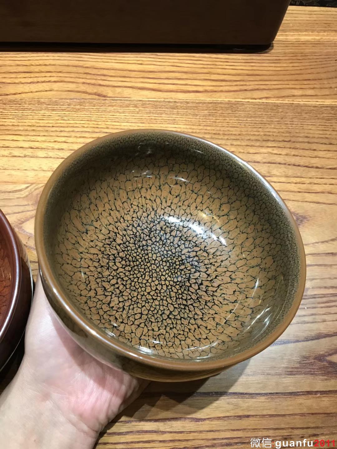 陳大鵬老師 紅黃鷓鴣斑一對 口徑13.8高6.5公分大香爐