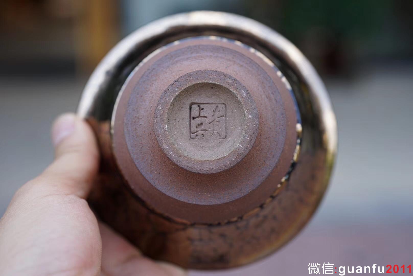 黃上興老師 金油滴口徑10公分撇口