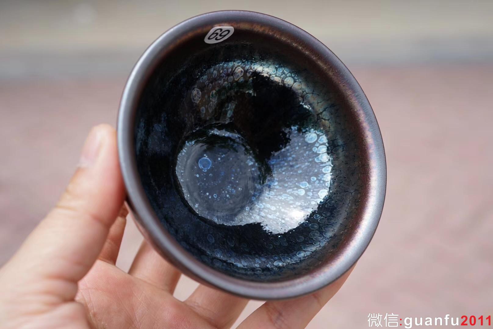 國家級非物質(zhì)文化遺產(chǎn)傳承人 孫建興老師 油滴束口盞，口徑9高5公分