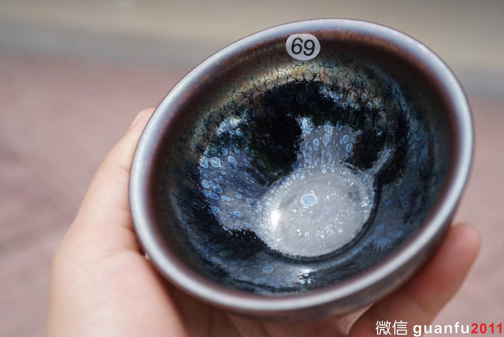 國家級非物質(zhì)文化遺產(chǎn)傳承人 孫建興老師 油滴束口盞，口徑9高5公分