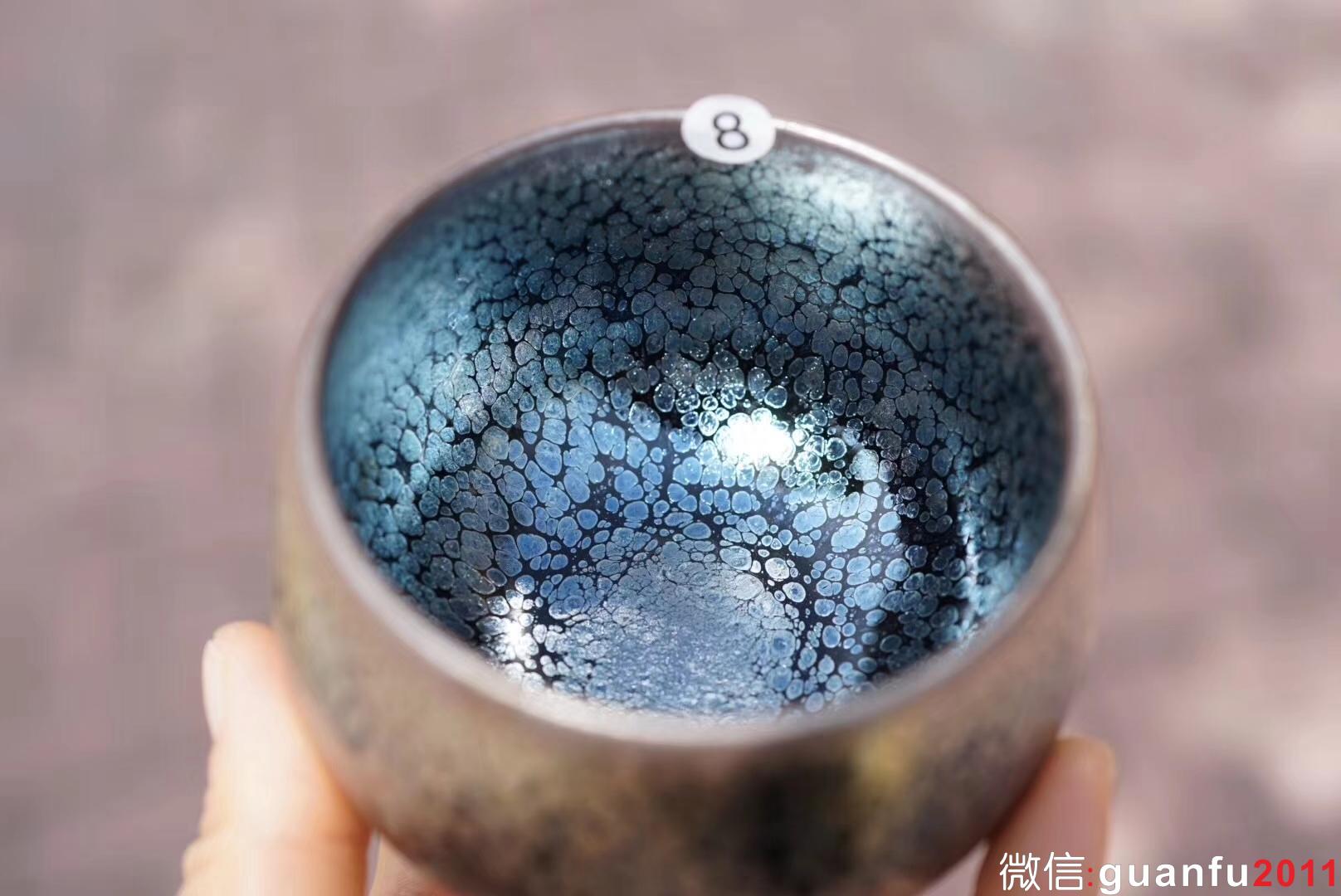 滿天星  建窯四杰 劉學(xué)財老師 手作 7.8×6.8cm