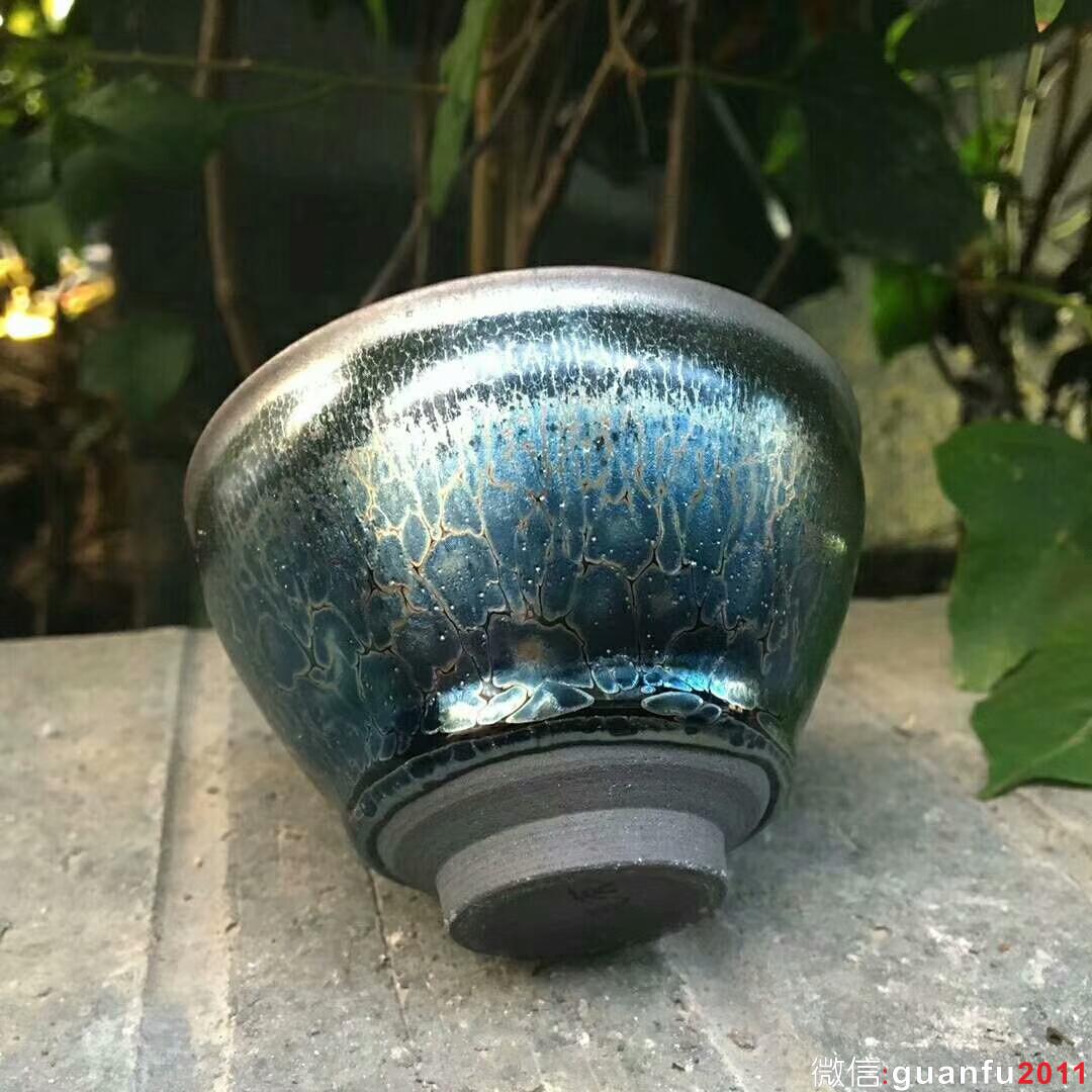 范德有老師 藍(lán)蓮花：口徑8.6*5.6