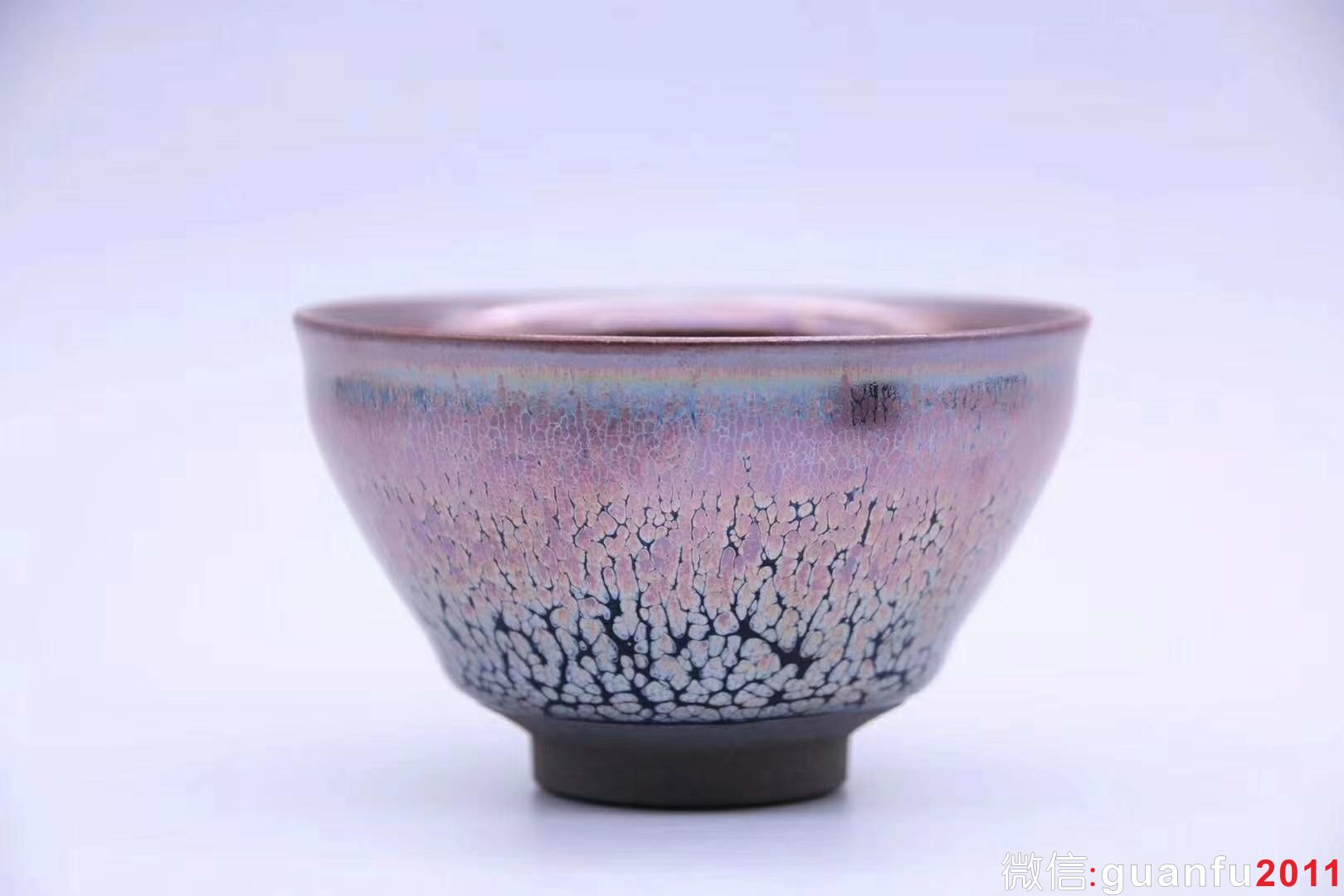 新品甜心 杯紫霞仙子 油滴 李遠(yuǎn)興老師作品 迷你版 束口：8*4.5、甜心杯：6.3*5.2