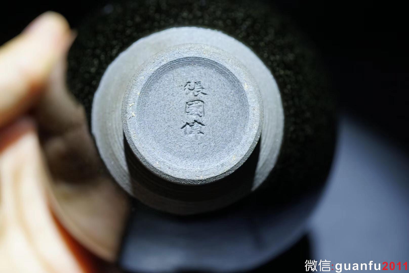 張國偉老師 純手工燒制【惜春】規(guī)格9×6cm，束口盞