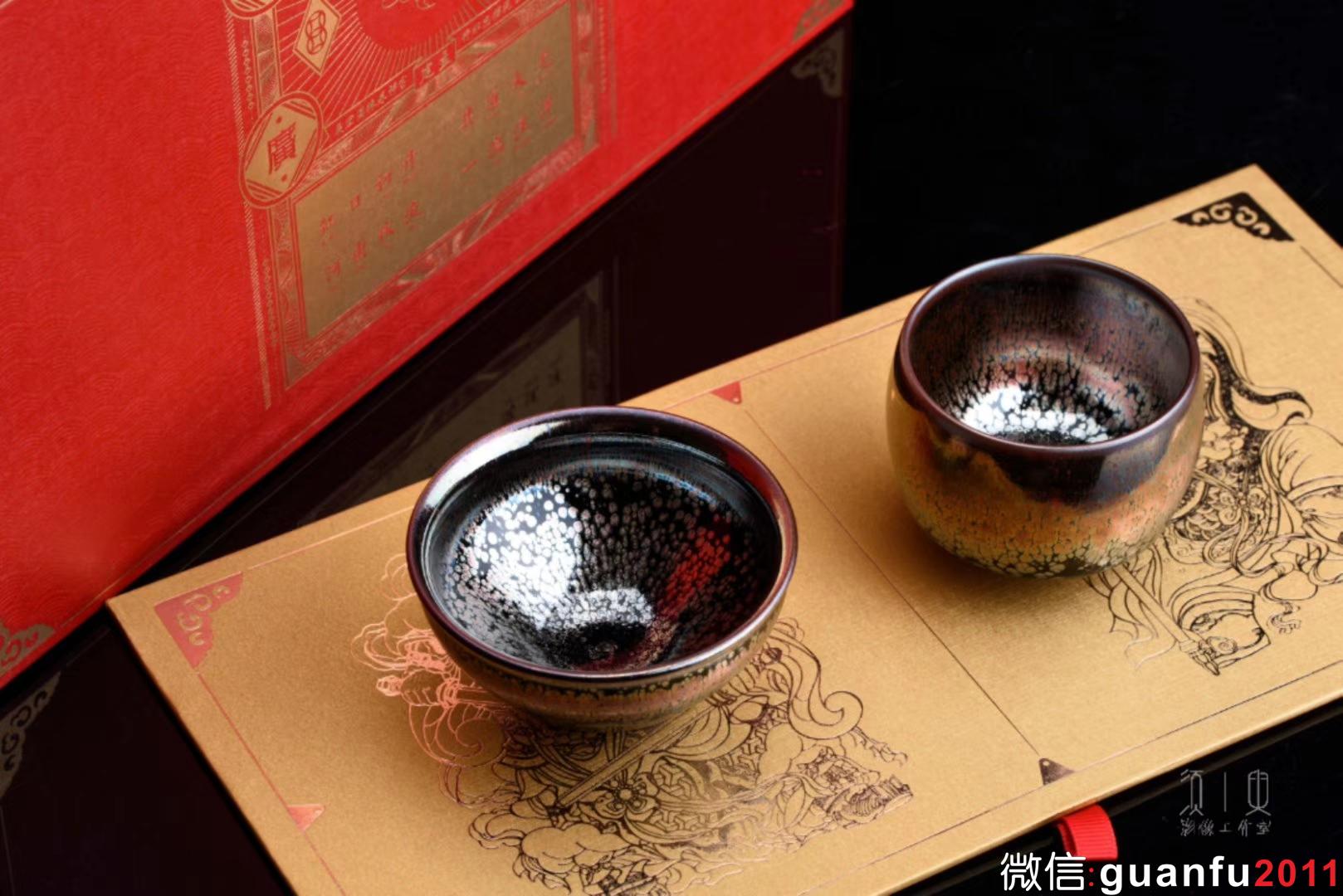 李盞工坊|李遠興老師 紫霞——彩金對杯