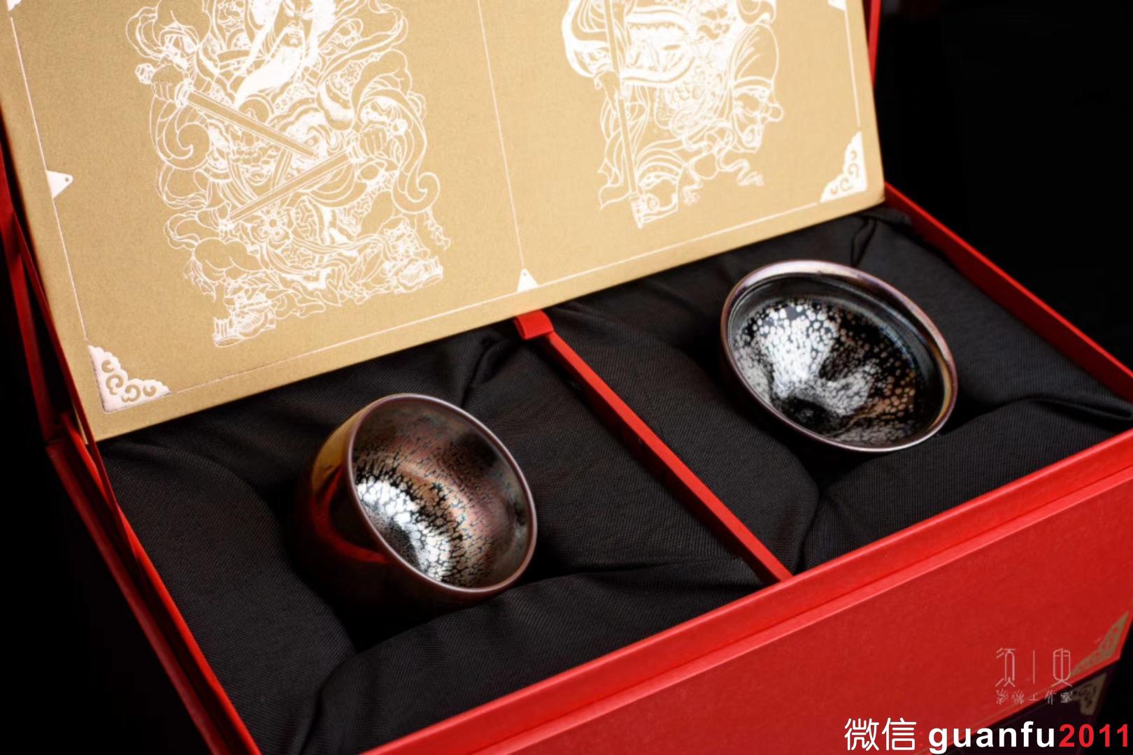 李盞工坊|李遠興老師 紫霞——彩金對杯