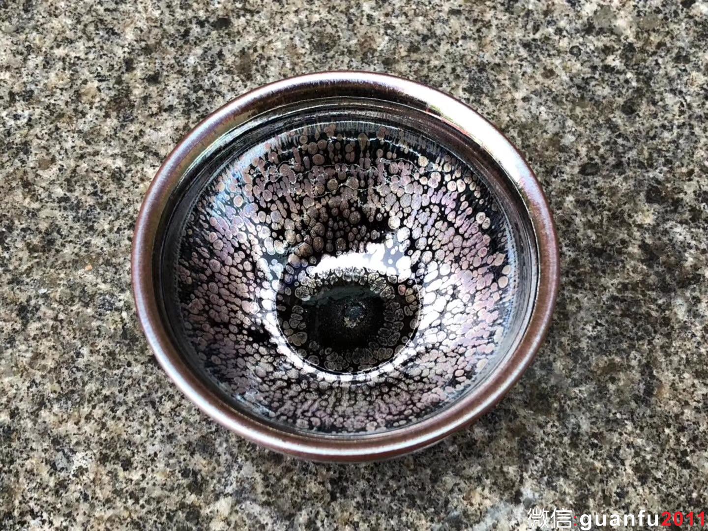 李盞造器 ? 始終如一 李遠(yuǎn)興老師 紫霞油滴  對杯裝