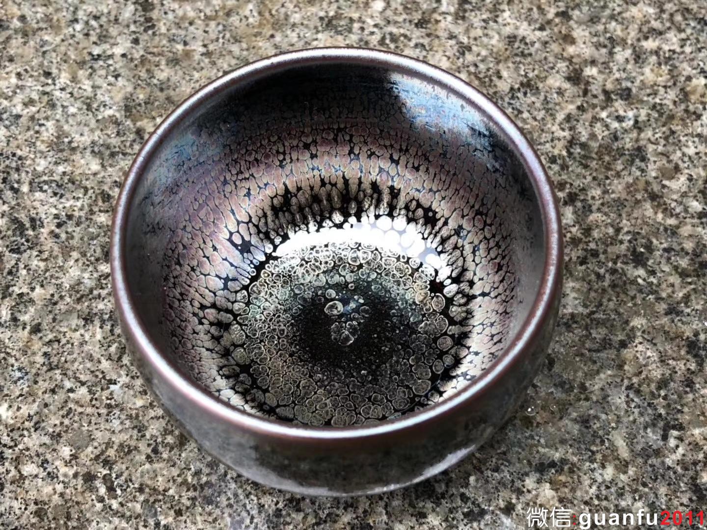 李盞造器 ? 始終如一 李遠(yuǎn)興老師 紫霞油滴  對杯裝