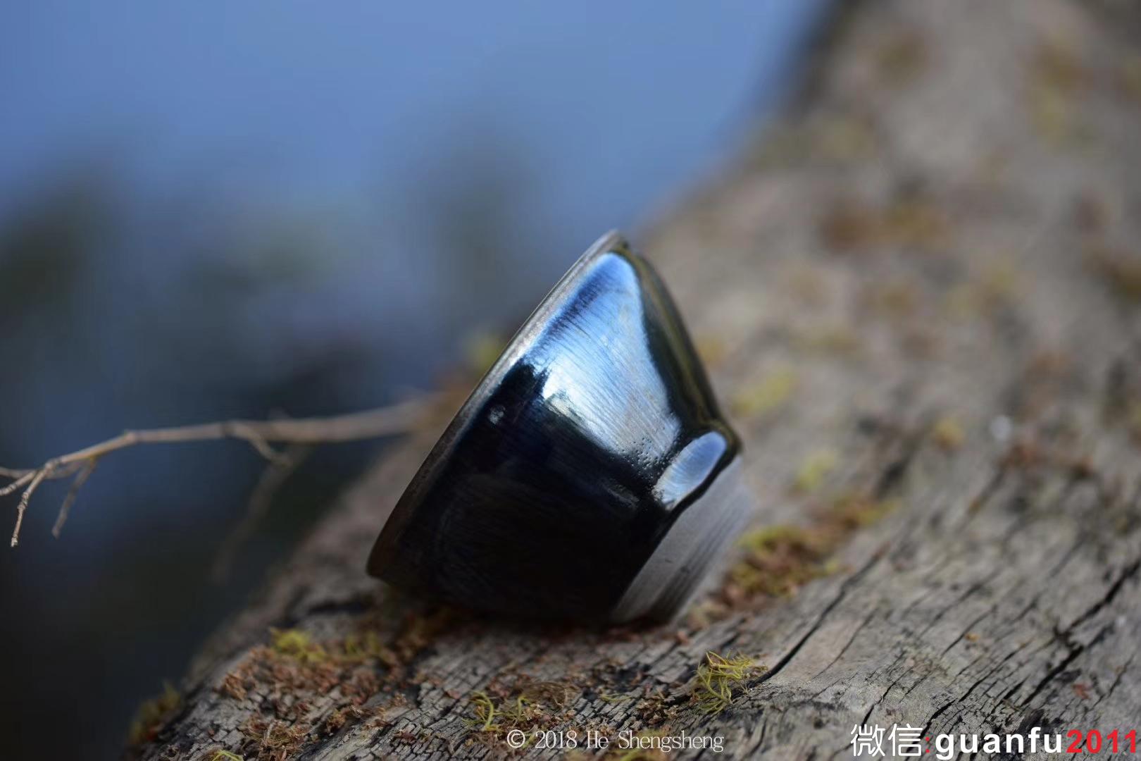 羅仁杰老師手作「幽蘭」藍毫