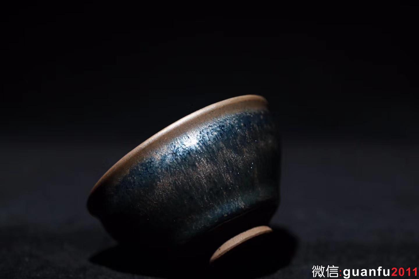 孫建興老師 早期油滴 束口盞 8.9口徑