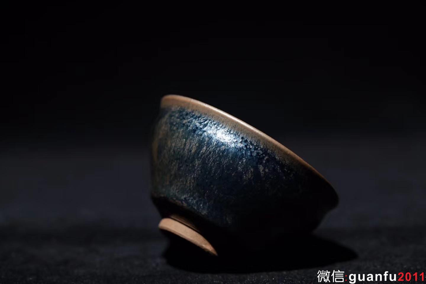 孫建興老師 早期油滴 束口盞 8.9口徑