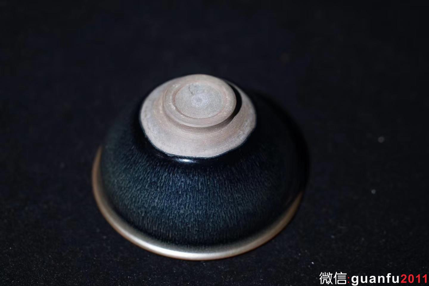 孫建興老師 作品 銀兔毫 束口盞 9.1口徑