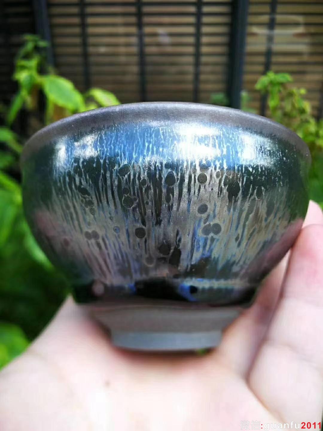 吳立主曜變滴 口徑:8.2  高:5.0